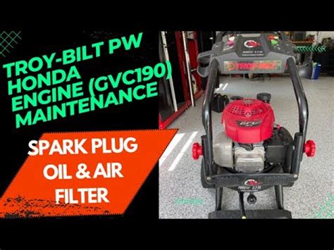 troy bilt power washer spark plug